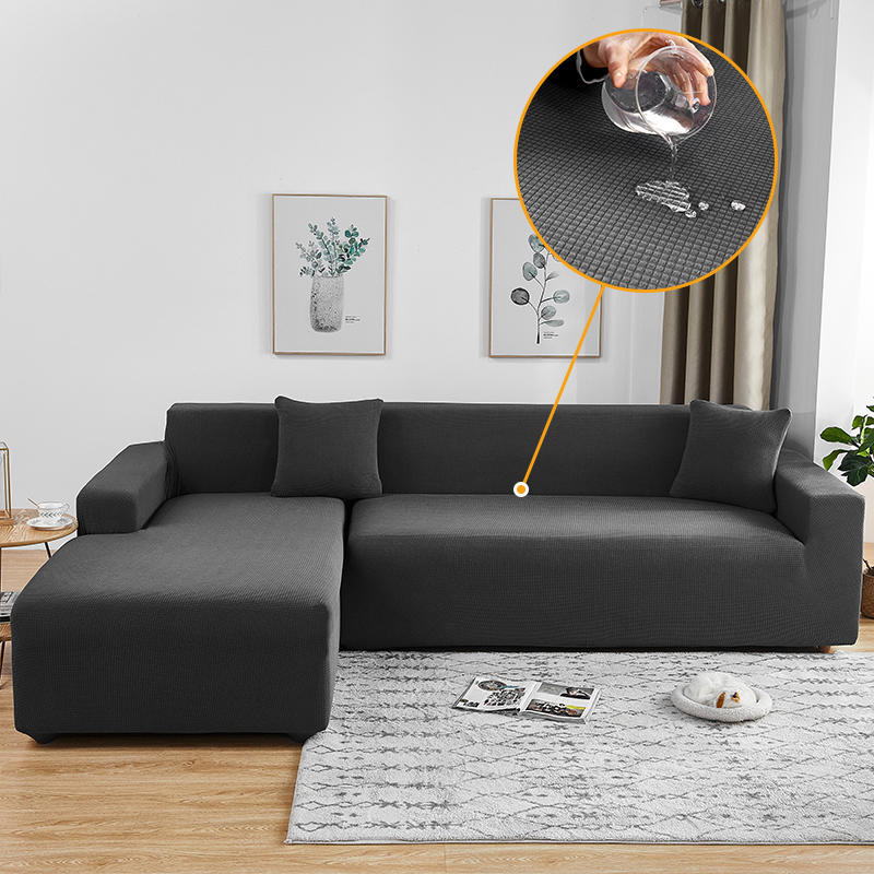 Carbon Grey Water-Repellent Sofa Cover