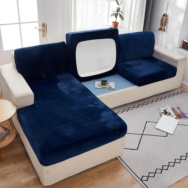 Cushion cover for clearance blue sofa