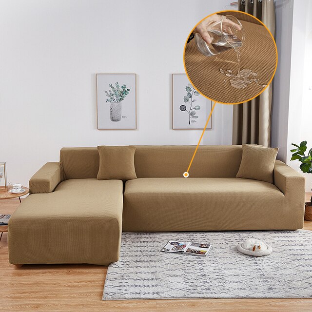 Amber Water-Repellent Sofa Cover