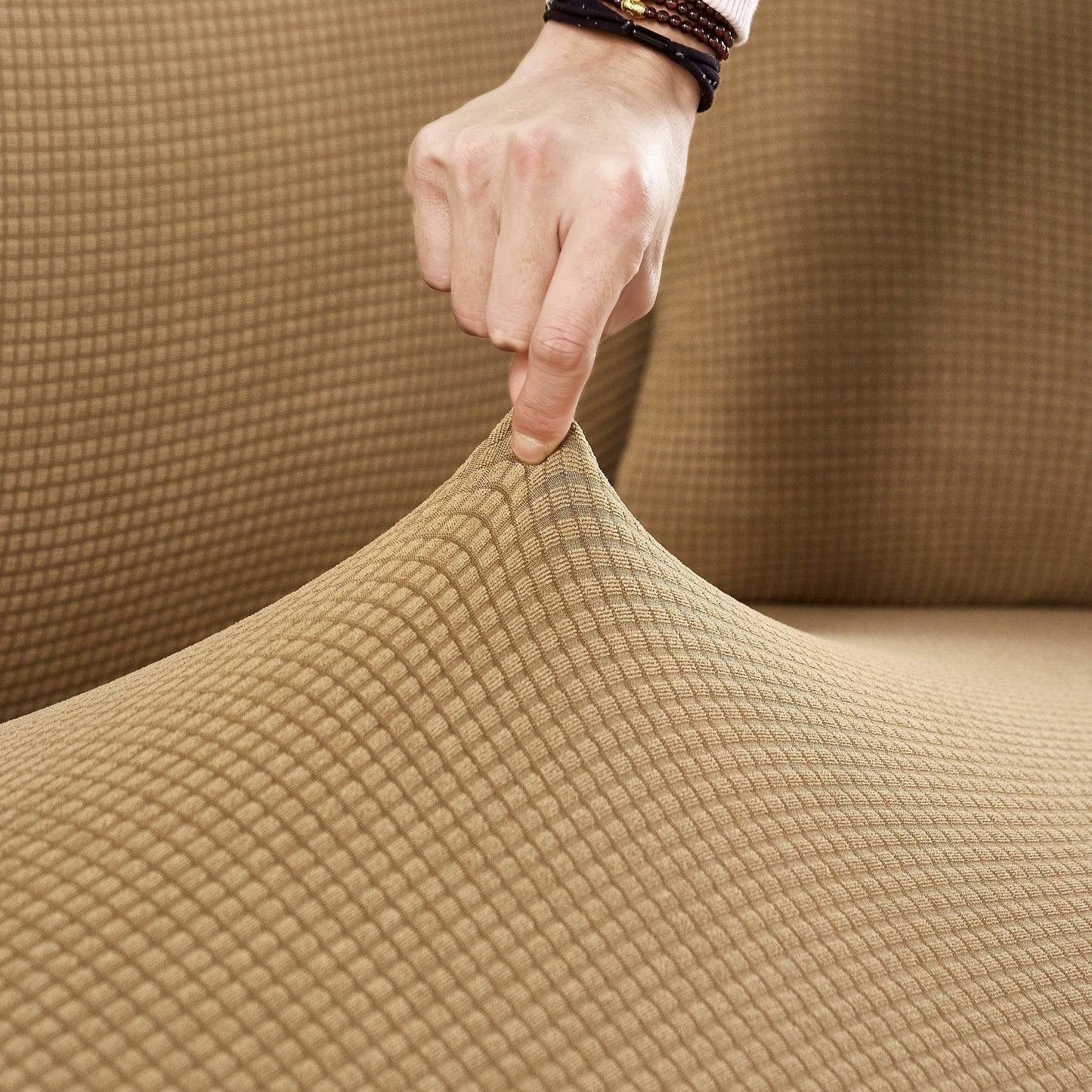 Amber Water-Repellent Sofa Cover