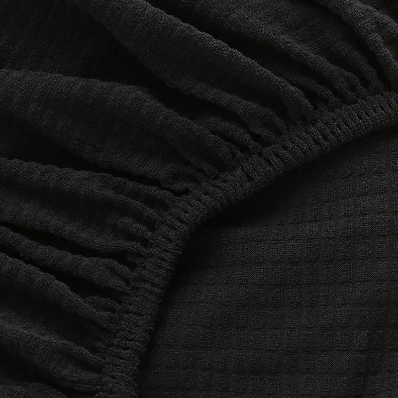 Black Water-Repellent Sofa Cover