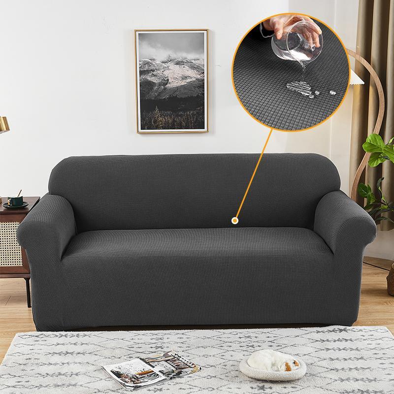 Carbon Grey Water-Repellent Sofa Cover