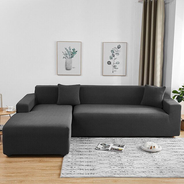 Carbon Grey Water-Repellent Sofa Cover