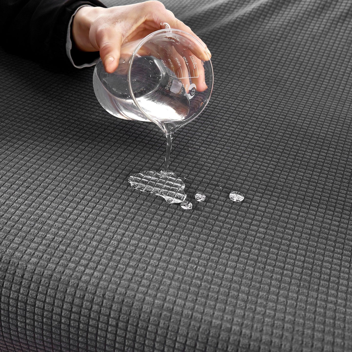 Carbon Grey Water-Repellent Sofa Cover