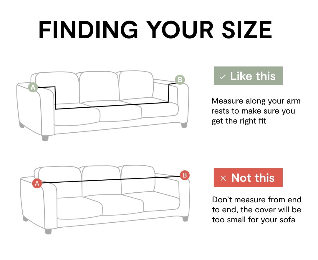 Tea White Water-Repellent Sofa Cover