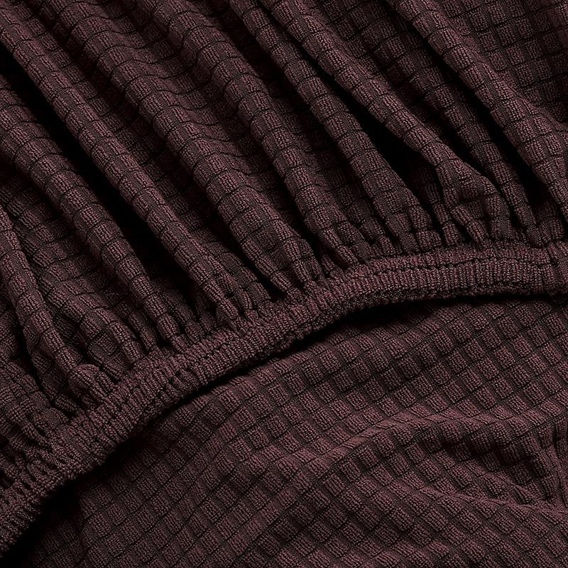 Grain Brown Water-Repellent Sofa Cover