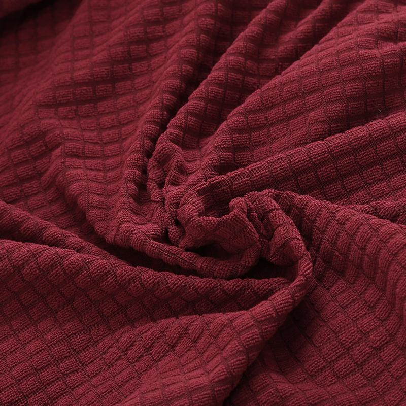 Wine Red Water-Repellent Sofa Cover