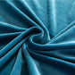 Lake Blue Velvet Plush Sofa Cover