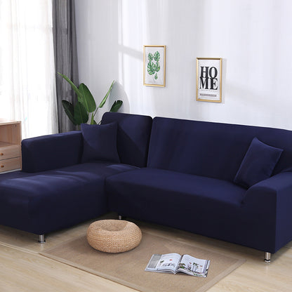 Dark Navy Blue Stylish Pure Colour Sofa Cover