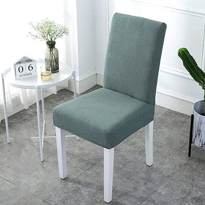 Cypress Green Jacquard Dining Chair Cover