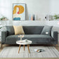 Light Grey Velvet Plush Sofa Cover