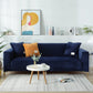 Navy Blue Velvet Plush Sofa Cover