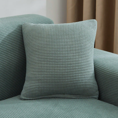 Cypress Green Jacquard Sofa Cover