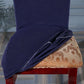 Navy Blue Jacquard Chair Cover