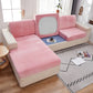 Pink Velvet Sofa Cushion Cover